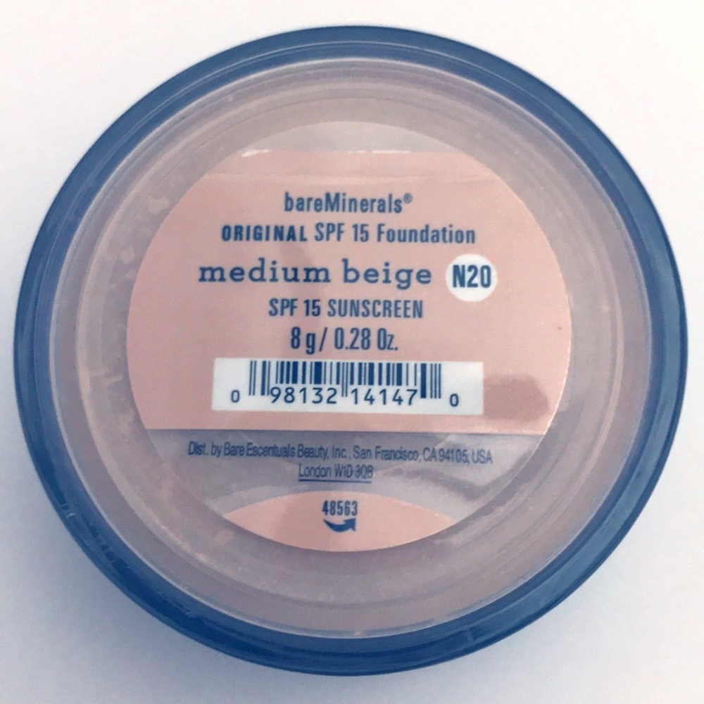 BareMinerals N20 Original Foundation SPF 15 MED. BEIGE